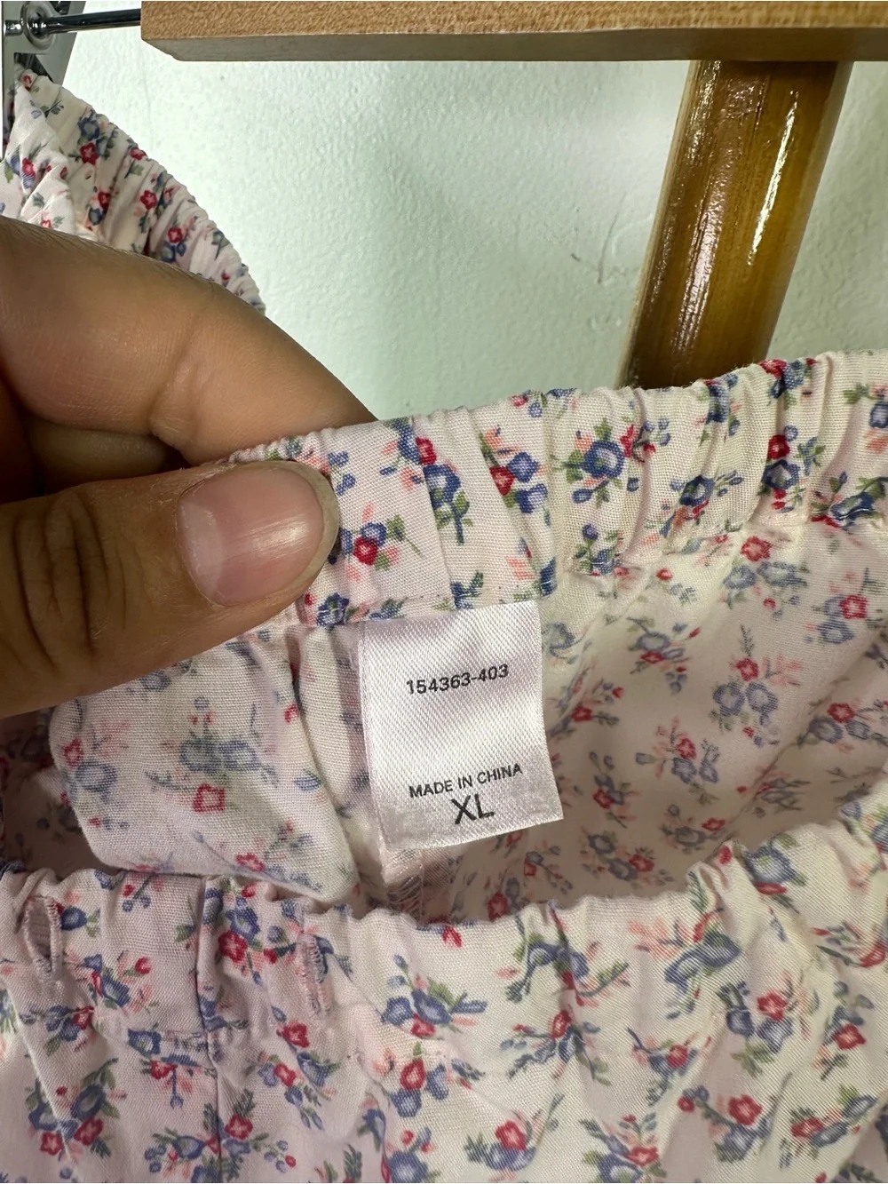 Vintage Victoria Secret Pink Floral Pajamas sz XL